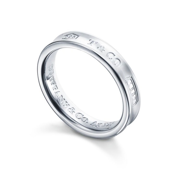 Tiffany 1837® Sz 5 Narrow Silver Ring: Authentic - Picture 1 of 9